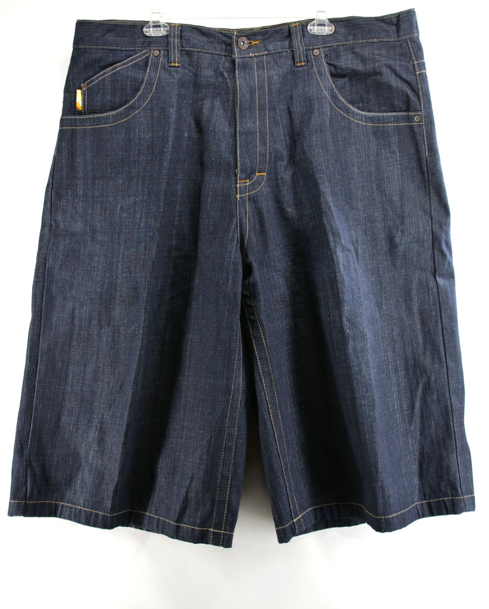 Vintage Y2k Mecca Baggy Shorts Mens 44 Dark Blue Grunge Jorts Denim 90s USA